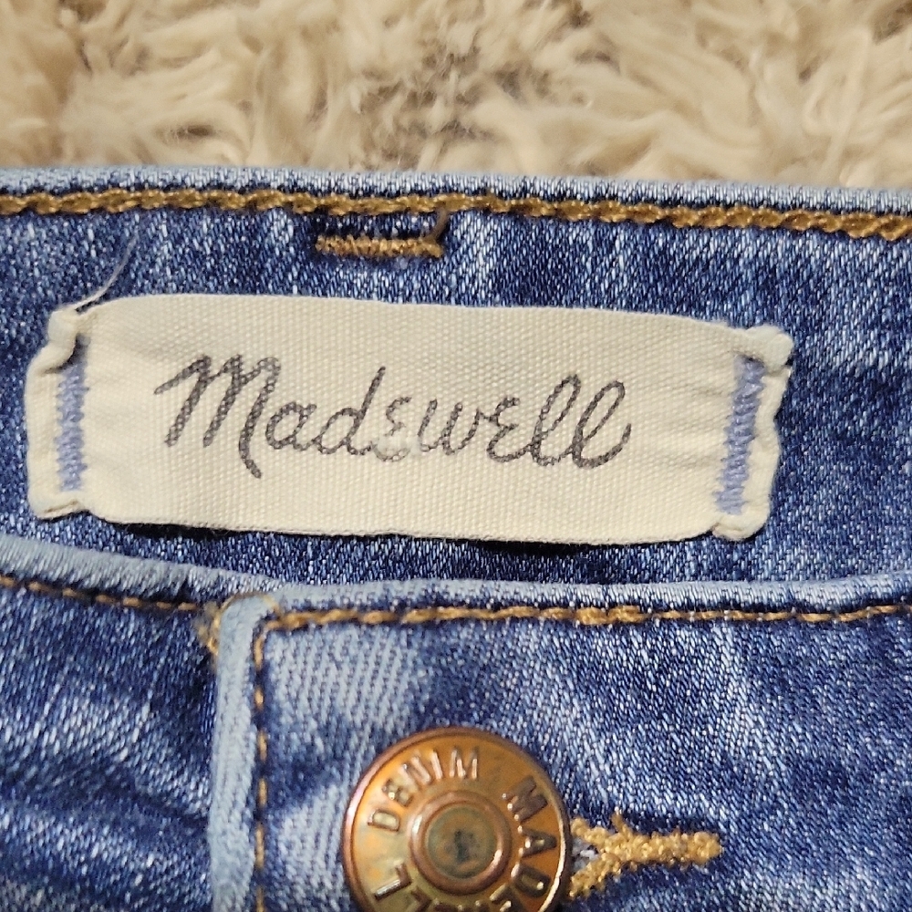 🌞Madewell Women's Curvy High Rise Blue Jeans 24 - Picture 5 of 8